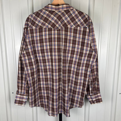 Youngbloods Authentic Western Cowboy XL Pearl Snap Button Up