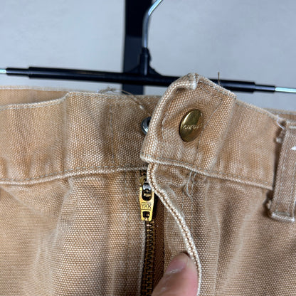 Carhartt 1980s Double Knee Duck Canvas USA Made Workwear 38" Carpenter Pants