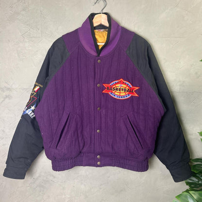 Nike Air Jordan 1992 Vintage Flight Force Medium Basketball Varsity Jacket