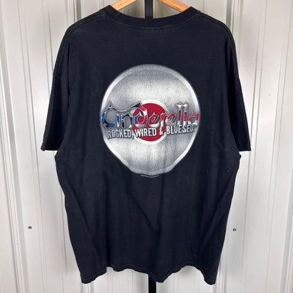Cinderella Band Rocked Wired And Bluesed 2006 Y2K XL Tour Tee