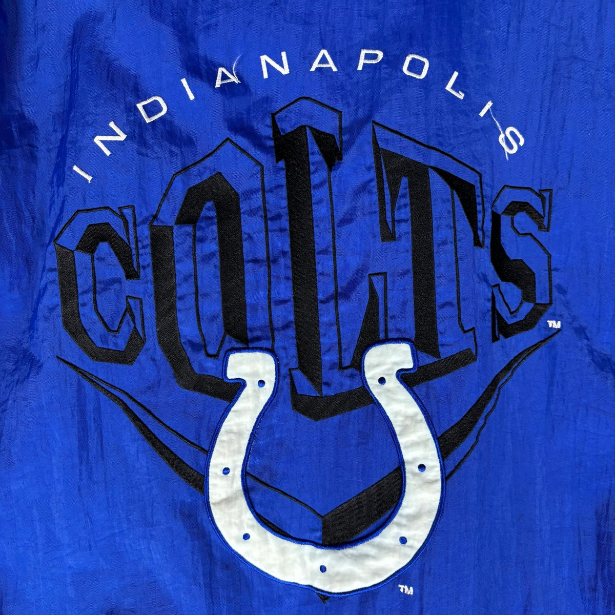 Vintage Indianapolis Colts Nutmeg Classic Puffer Jacket Large