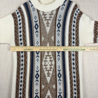 Vintage Abstract Aztec Geometric Clifton Place USA Made Med/Large Knit Sweater