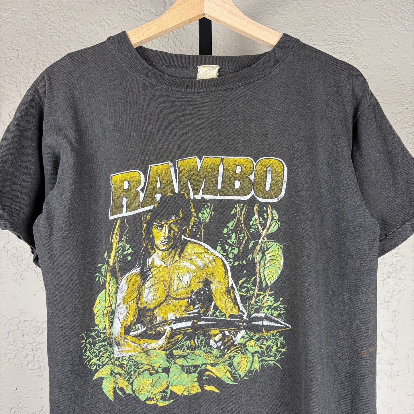 Rambo 1982 First Blood Vintage Movie Promo Small Rare Tee