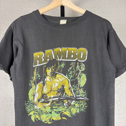 Rambo 1982 First Blood Vintage Movie Promo Small Rare Tee