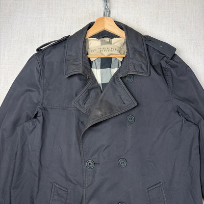 Burberry Brit Nova Check Double Breasted XXL Trench Coat