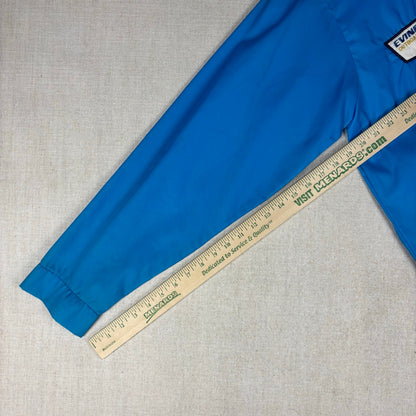 Vintage Evinrude Outboard Motors Louisville Racing Striped Windbreaker Large
