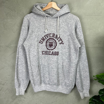 80s Champion University of Chicago USA College Vintage Hoodie M