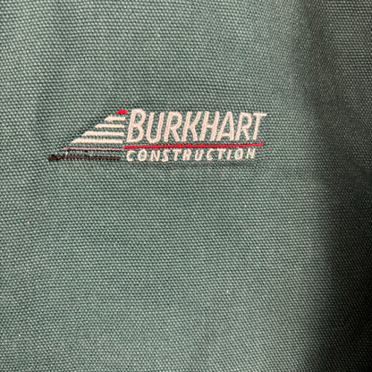 Vintage Detroit Style Tri Mountain Dark Teal Quilted Large Work Jacket