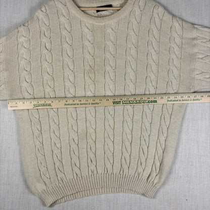 Vintage Jack Henry 100% Alpaca Cable Knit XL Preppy Sweater