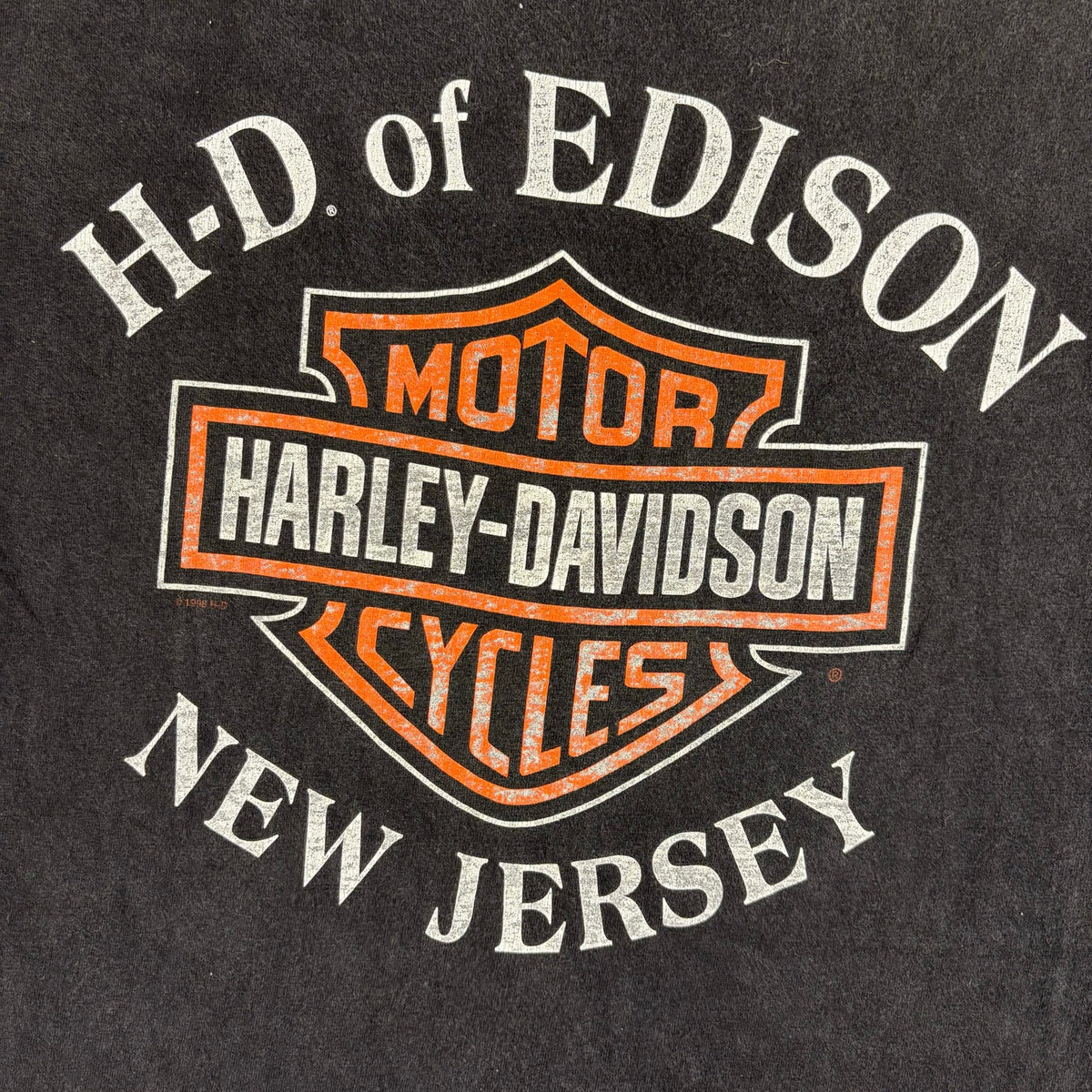 Vintage Harley Davidson V Flame 1998 Rare Biker Tee XL