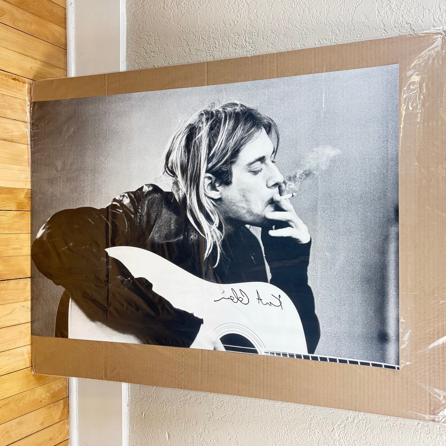 Kurt Cobain Smoking Nirvana Poster 24" x 36"