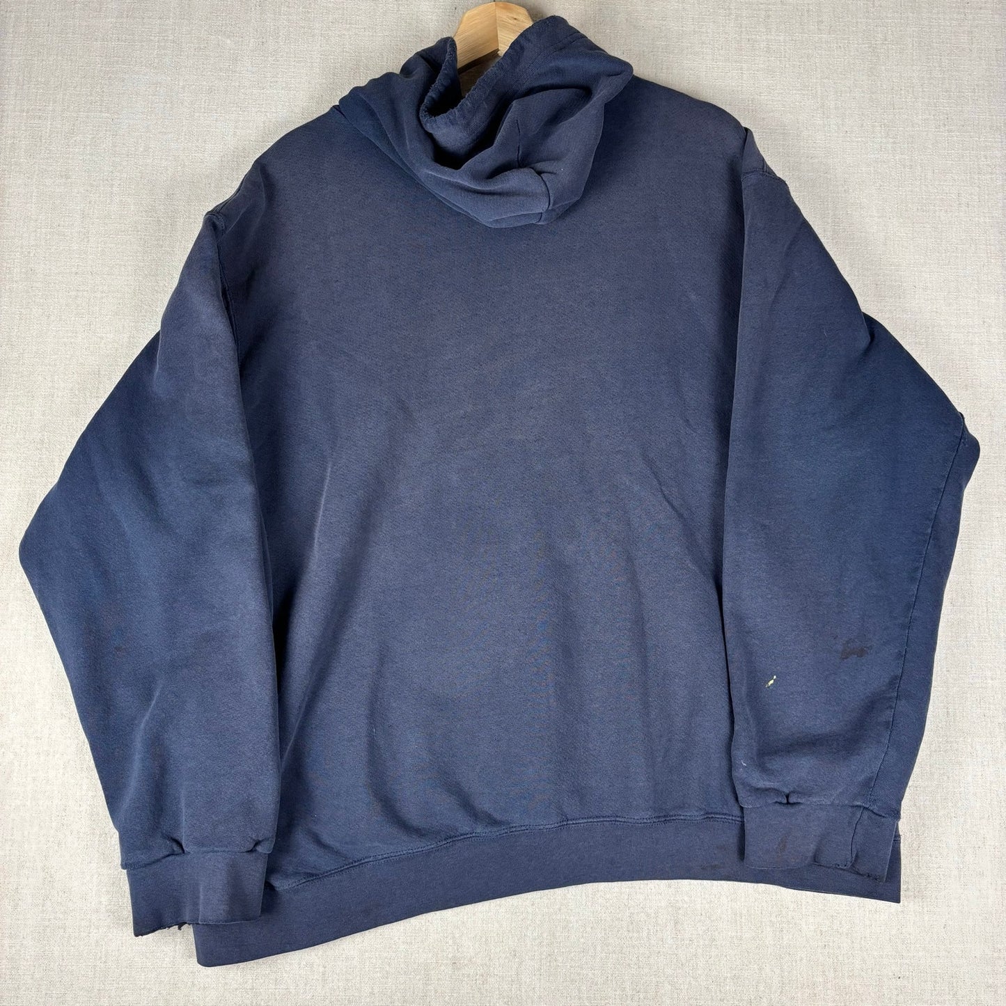Nike Center Swoosh Y2K Silver Tag Navy Hoodie Large