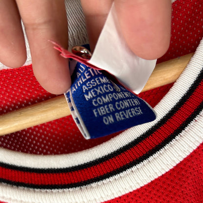 Signed Dennis Rodman 90s Champion Chicago Bulls Youth L 14-16 Jersey