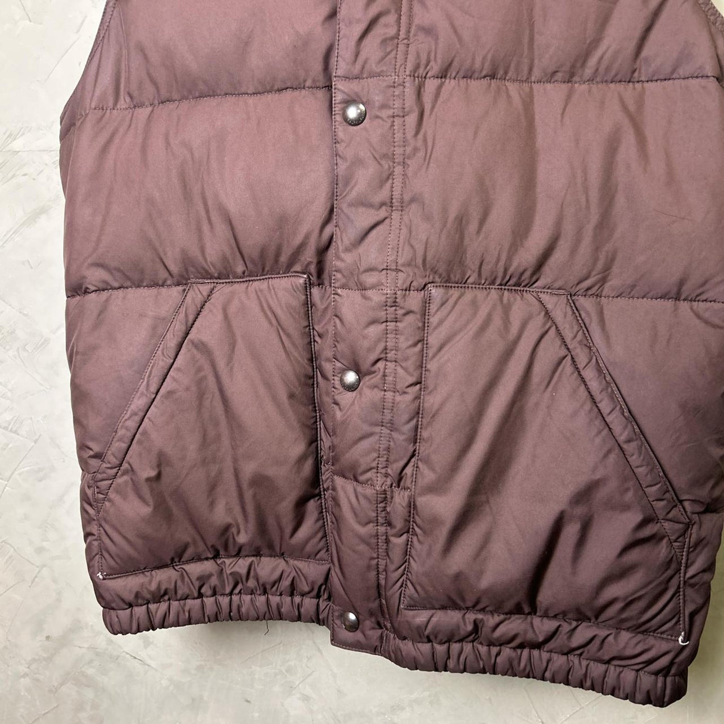 Polo Ralph Lauren Brown Hooded Puffer Vest Large