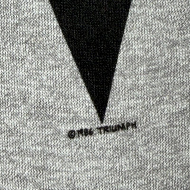 Vintage Triumph Shirt The Sport of Kings Tour 1986 XL