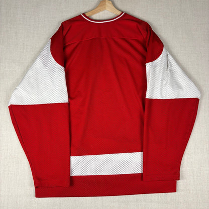 Vintage Wisconsin UWM Badgers KSA Koronis Spell Out Hockey Jersey XL