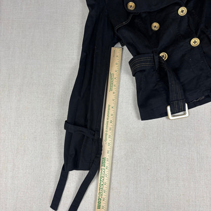 Y2K Baby Phat Office Siren Belted Blazer Large Big Cat Logo