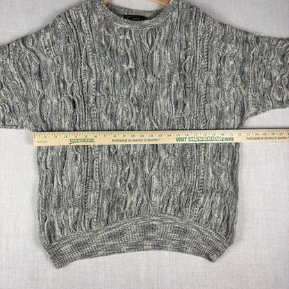 Vintage Coogi Style Croft And Barrow 3D Knit Large Sweater