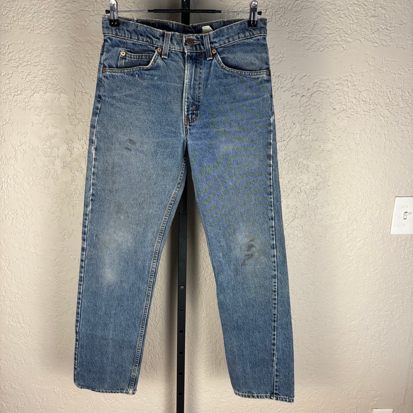 Vintage Levis 505 Orange Tab 31x32 Staight Fit Regular Mens Jeans