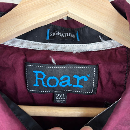 Roar Gothic Western Tribal XXL Y2K Signature Button Up Shirt