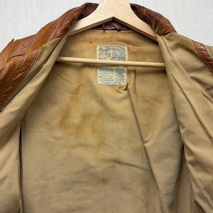 Vintage 70s Leather England Made Hardwear Clothing Co. Small Jacket