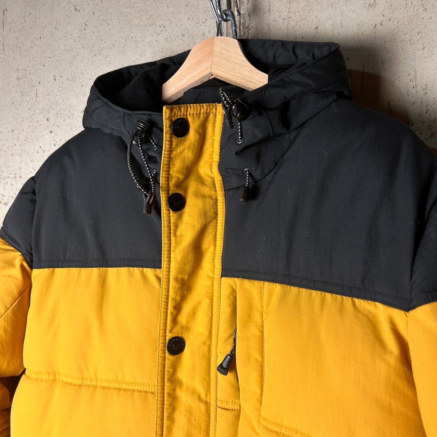 Southpole Y2K Two Tone Puffer Jacket M With Hood