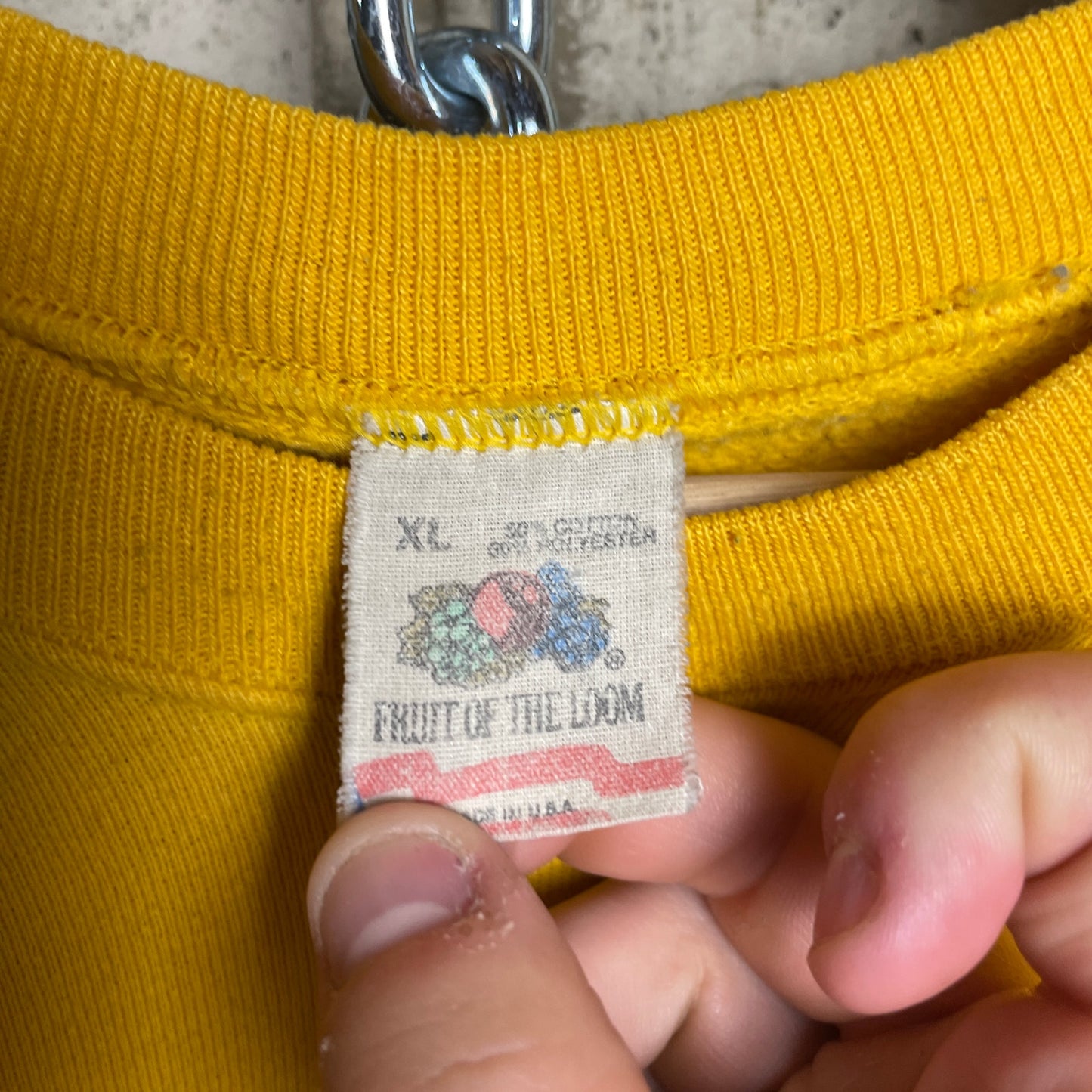 West Virginia University 80s XL College Crewneck