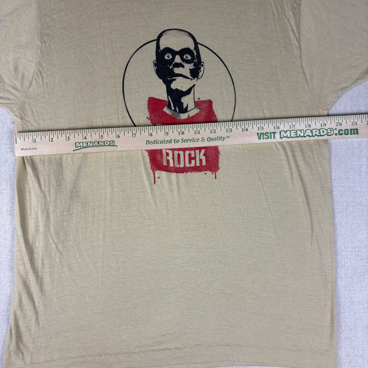 Vintage 80s Z Rock Hard Rock Metal Radio Station Zombie Shirt XL