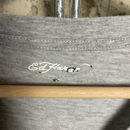 Ed Hardy Tattoo Bird Skull Traditional Shirt Boxy L Y2K Don