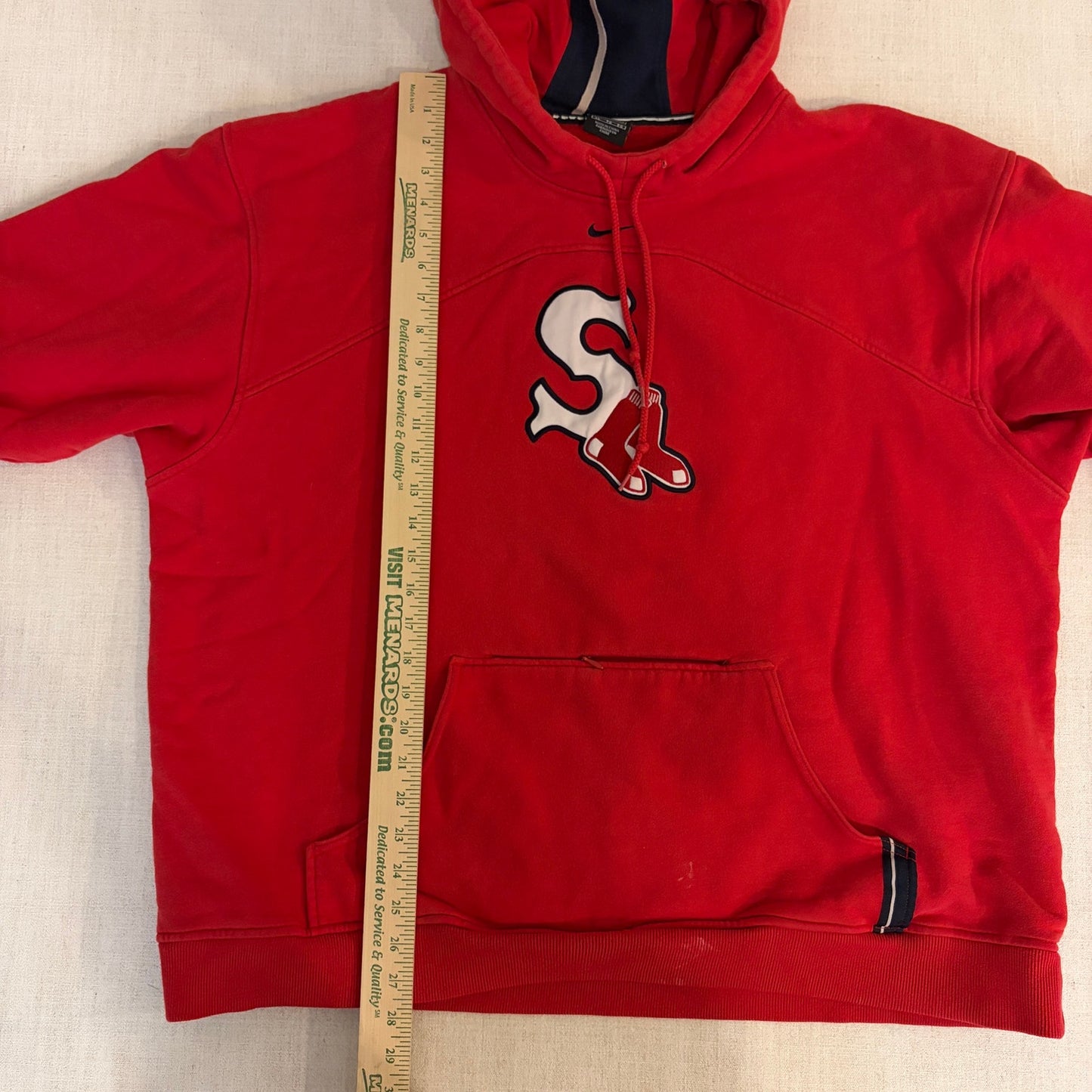Vintage Nike Center Swoosh Boston Red Sox XL Hoodie
