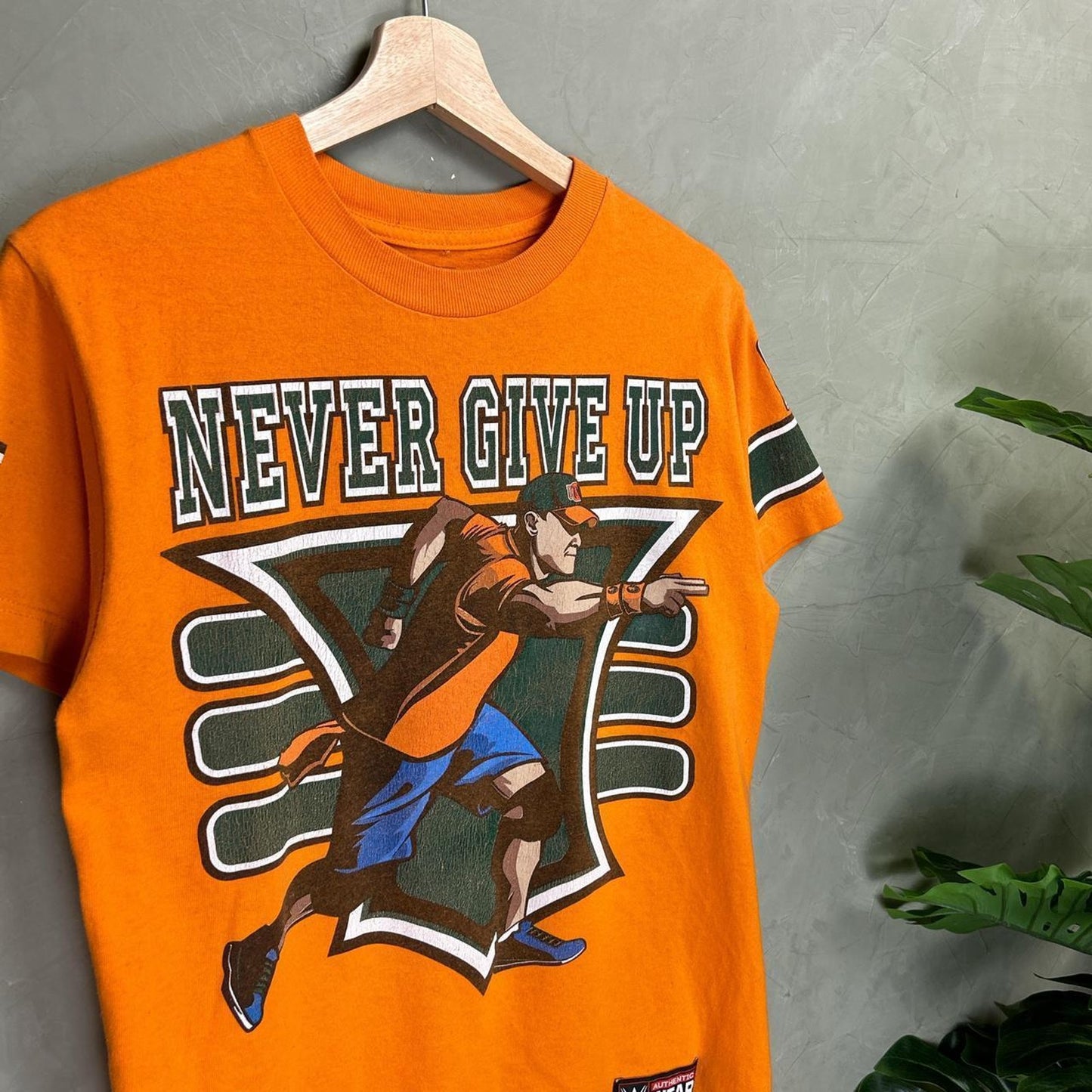 John Cena WWE “You Cant See Me” Never Give Up Merchandise Small Shirt