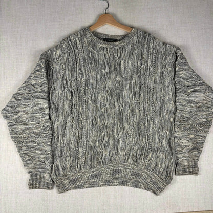 Vintage Coogi Style Croft And Barrow 3D Knit Large Sweater