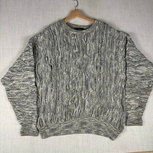 Vintage Coogi Style Croft And Barrow 3D Knit Large Sweater
