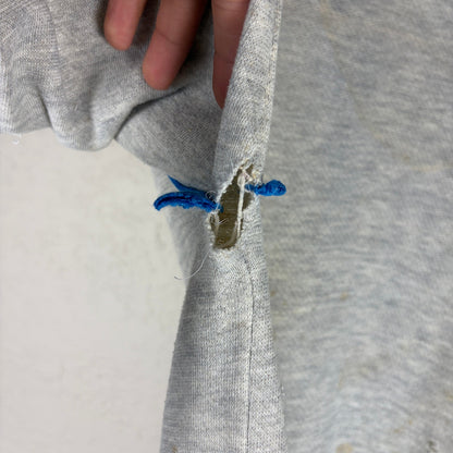 Vintage 1970s Nike Orange Swoosh Small Distressed Tracksuit Jacket