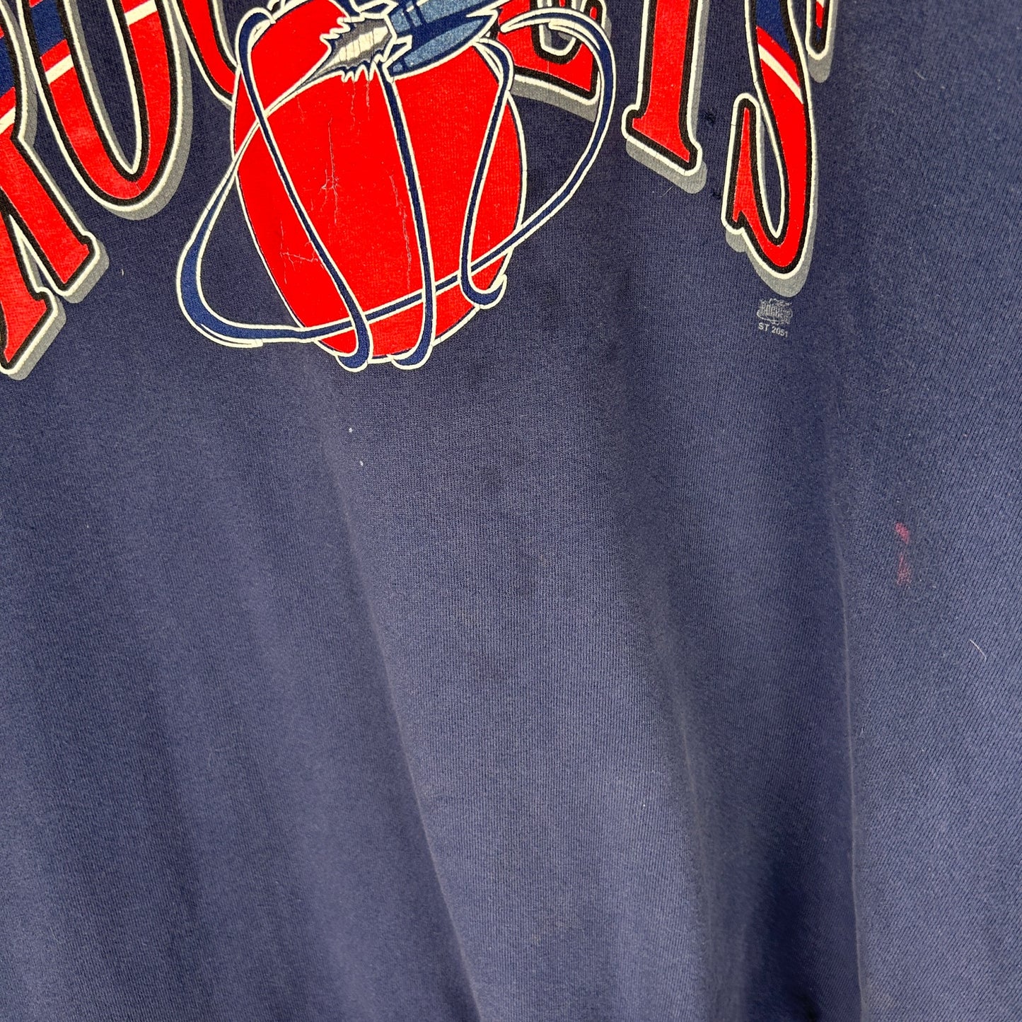 Houston Rockets 90s NBA Starter XL Heavyweight Crewneck