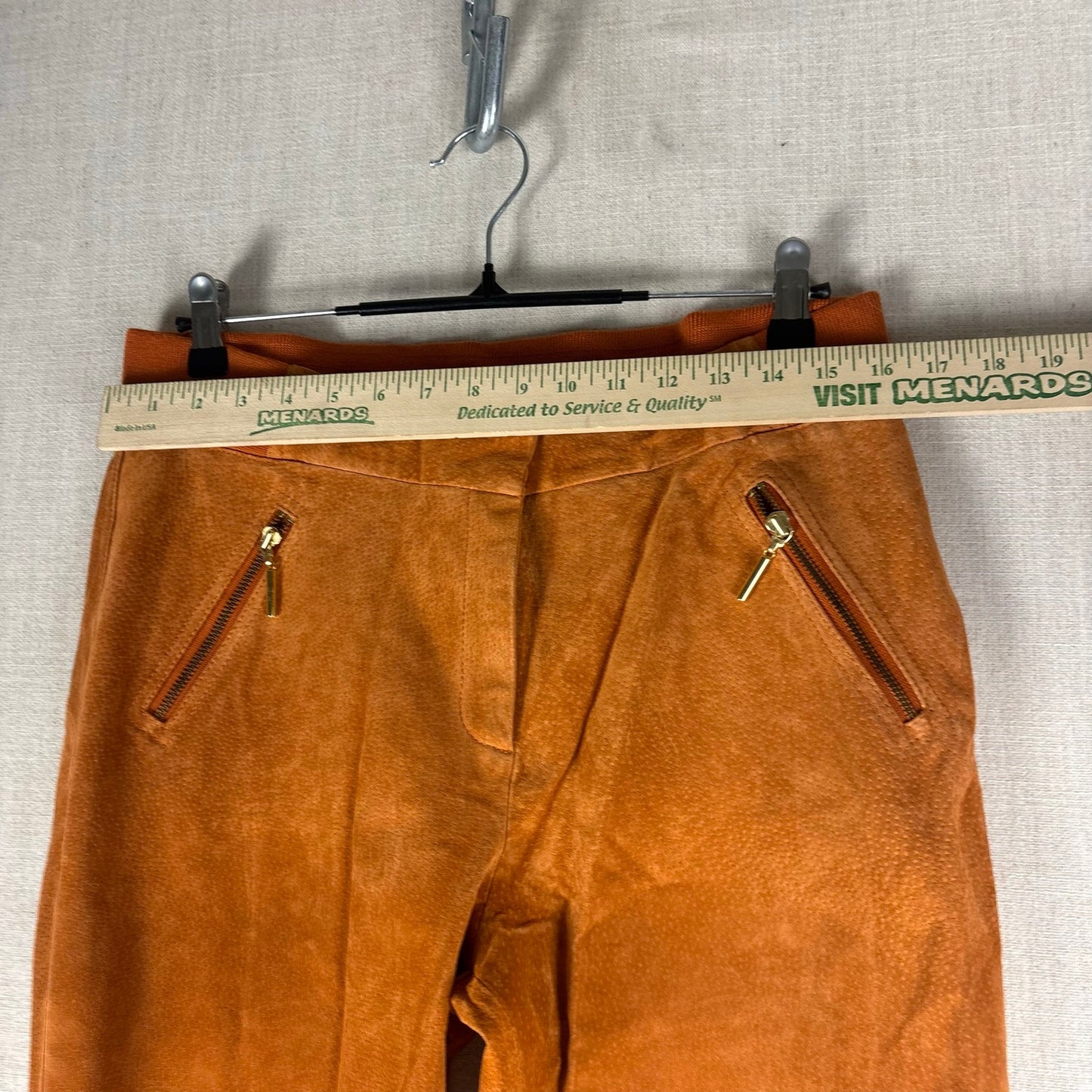 Wilsons Leather Maxima 2 Piece Burnt Orange Suede Leather Jacket 2XL