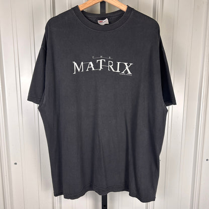 The Matrix 1999 Warner Bros Official Movie Promo Vintage XL Shirt