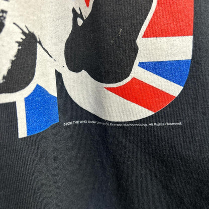 The Who 2006 Live Tour Bravado British Flag Medium Band Tee