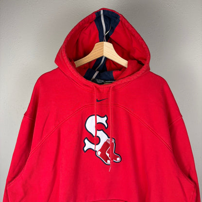 Vintage Nike Center Swoosh Boston Red Sox XL Hoodie