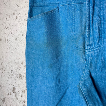 Marithe Francois Girbaud Brand X 34" Blue Straight Fit Cotton Denim Jeans