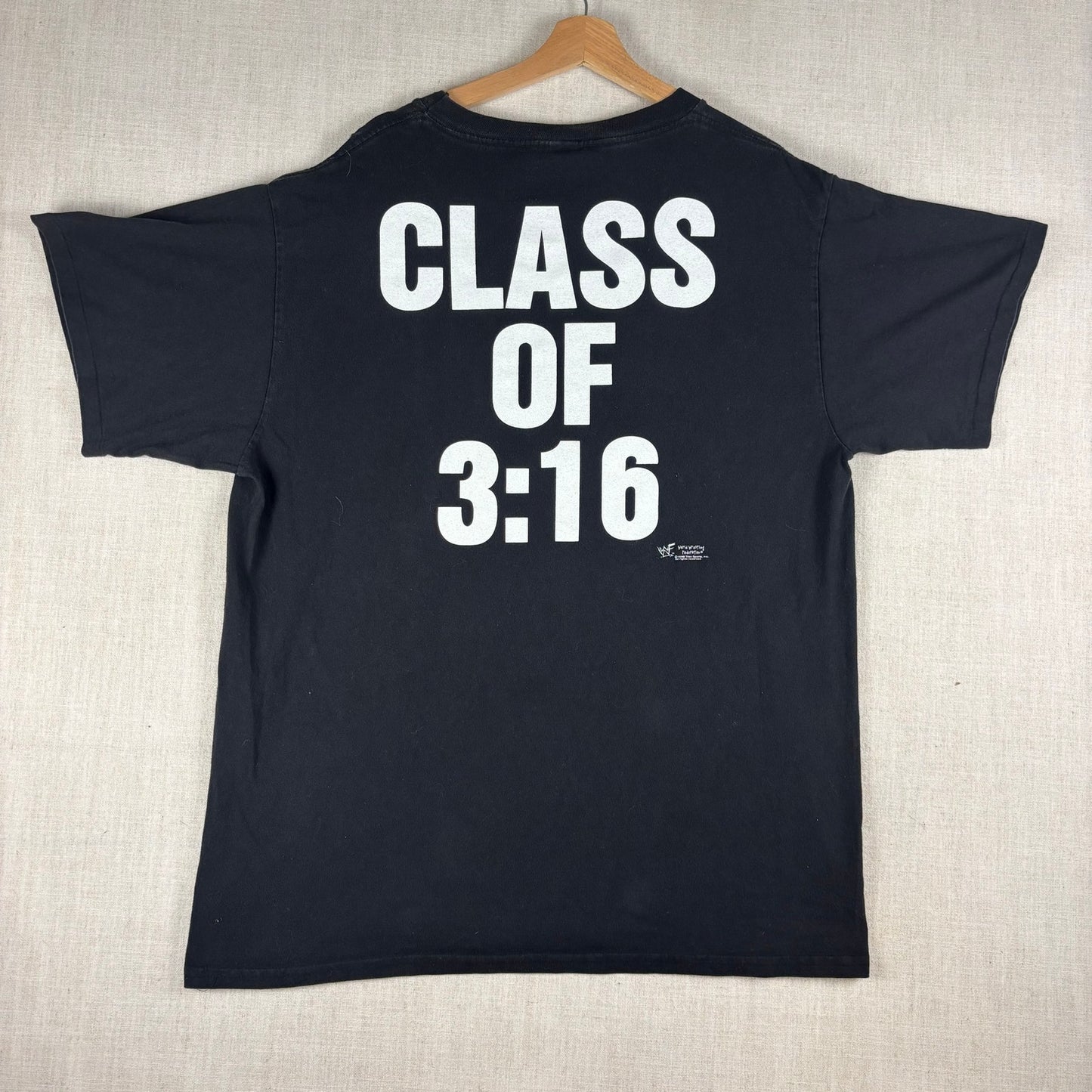 Vintage Stone Cold University Steve Austin Class of 3:16 WWF XL Shirt