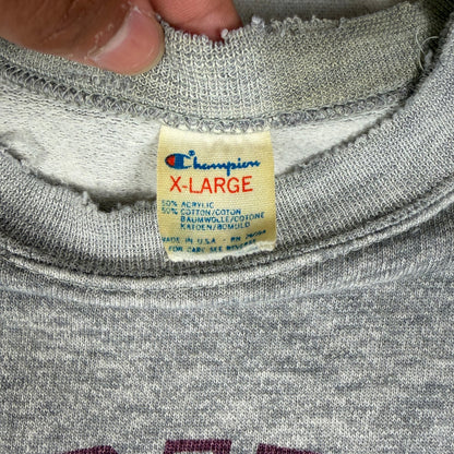 Vintage Champion Harvard University Distressed Thin XL 80s Sweatshirt