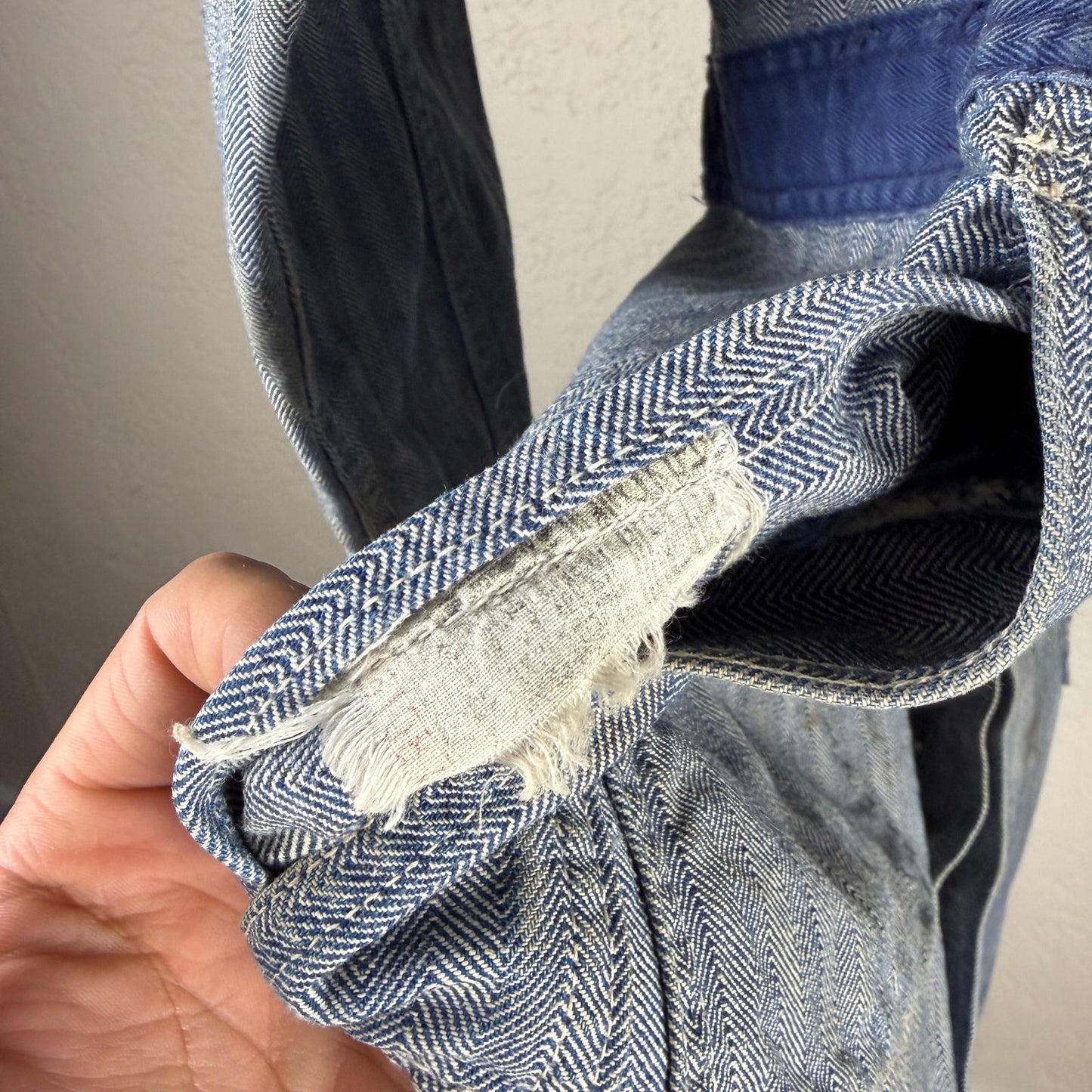 True Vintage 1950s Cowden Sanforized Sz44 Union Made Chainstitch Mechanic Jacket