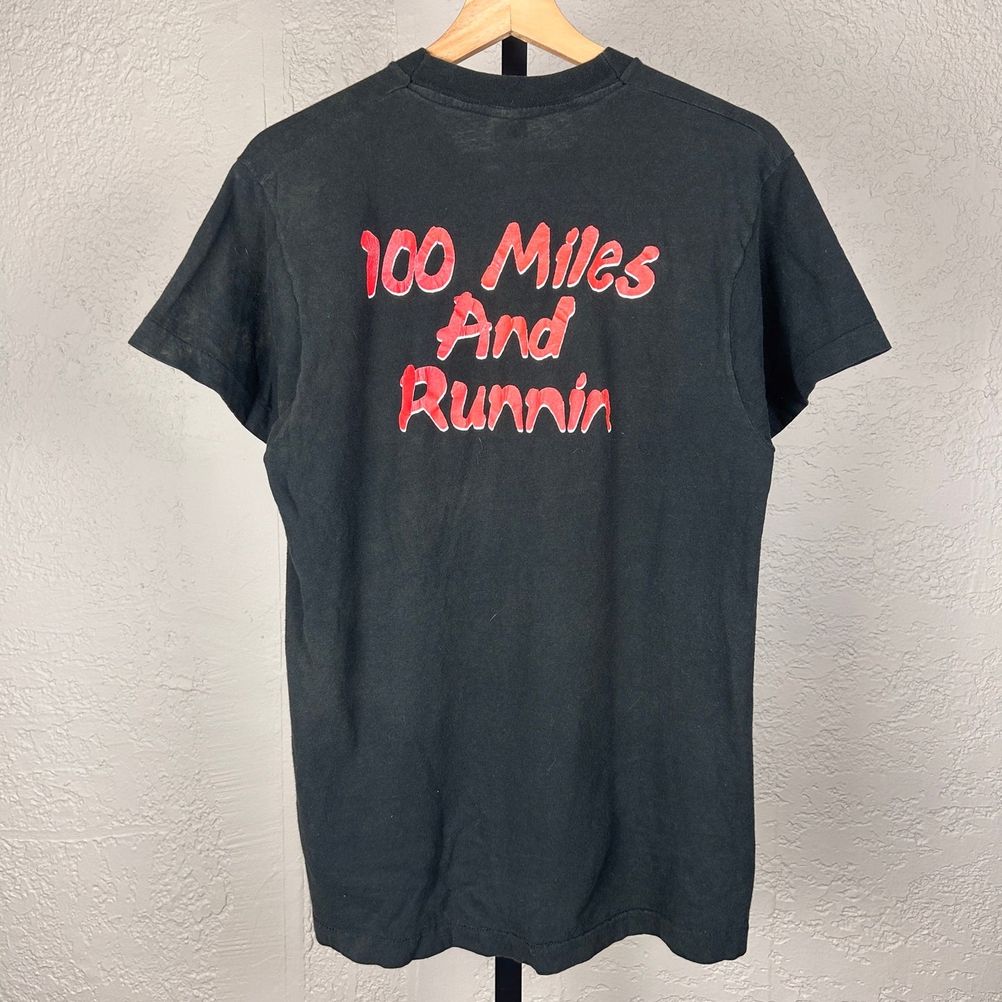 NWA Vintage 1990 RARE Rap Tee 100 Miles and Runnin' Easy E Ice Cube Medium Tee