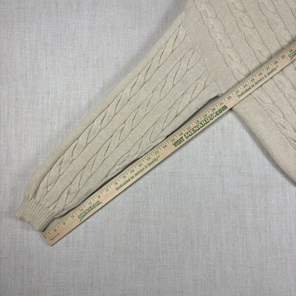 Vintage Jack Henry 100% Alpaca Cable Knit XL Preppy Sweater