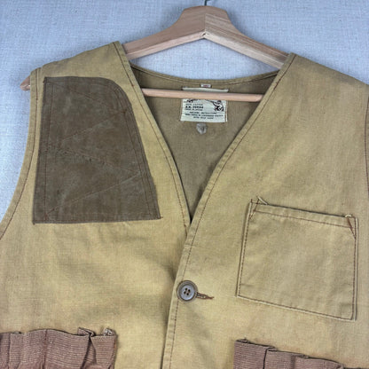 Vintage Nesco Hunting Vest With Game Pouch Made in Japan XL