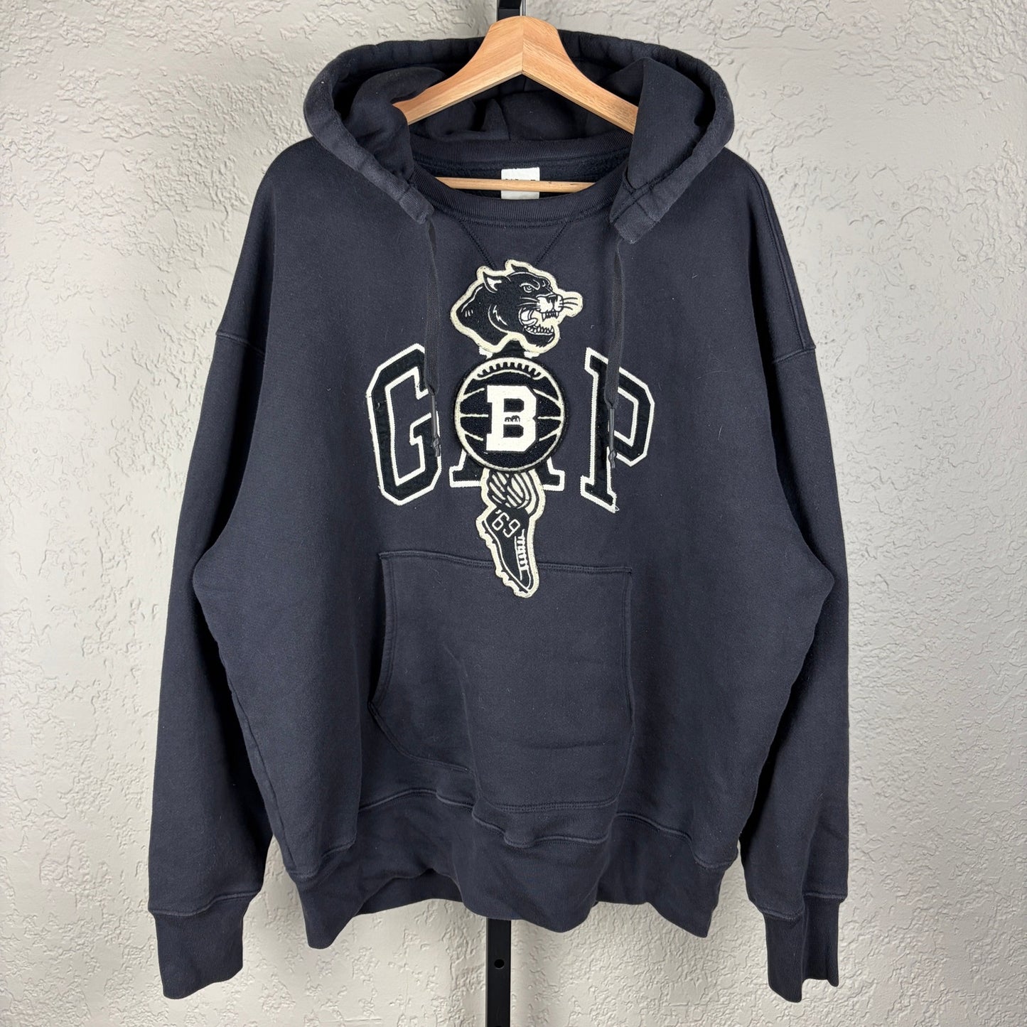 Gap x BKC Varsity Afterhood Style Student Power Panther Logo XL Hoodie