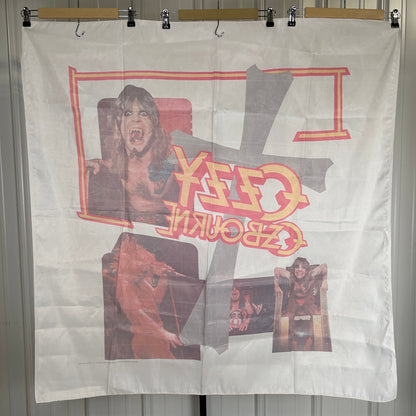 Ozzy Osbourne 1983 Bark at the Moon Wall Tapestry 45" x 45"