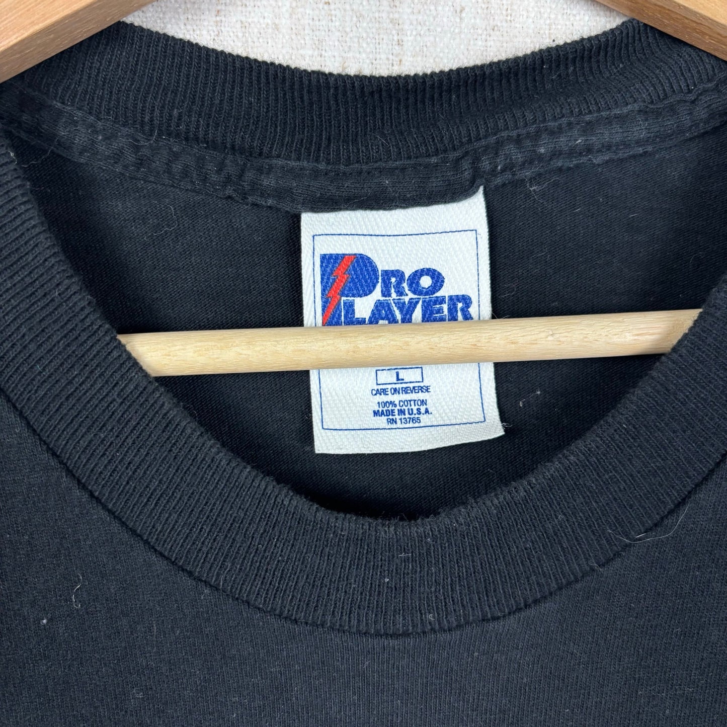 Chicago Bulls Championship Ring Jordan Tee Black Vintage 1997 L