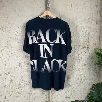 ACDC Back in Black 90s Brockum USA AOP XL Band Tee